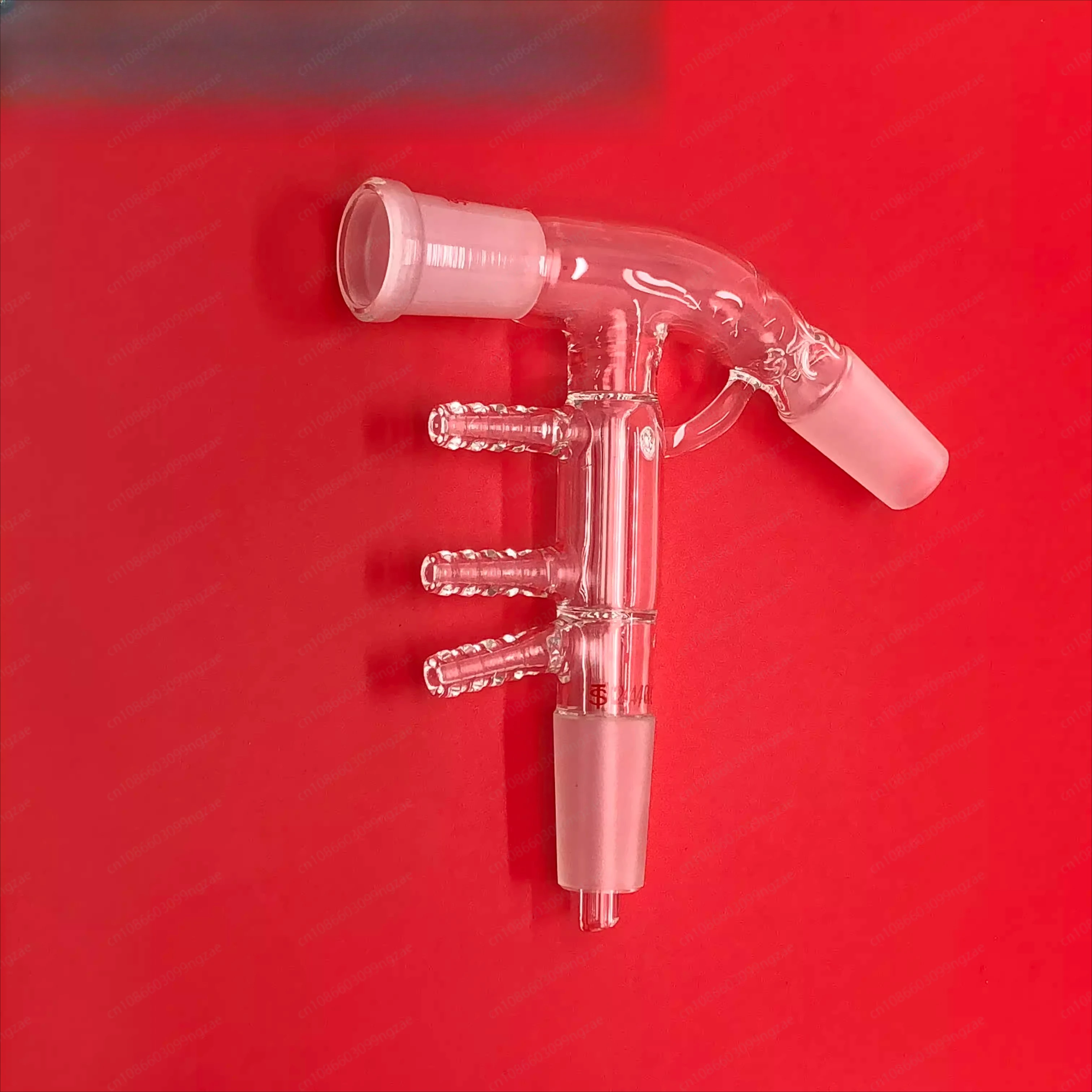 Fast Shipping! Glass Micro-Distiller Ground Glass Distillation Adapter Fractionating Head Dropper Spike Distillation Equipment