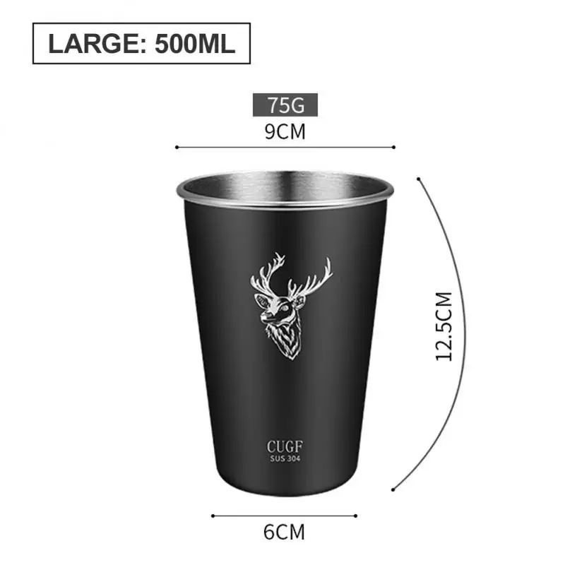 350ml/500ml Vacuum Insulated Coffee Mug Stainless Steel Metal Hot Cold Drinks Mug Reusable Thermal Cups Travel Coffee Mug