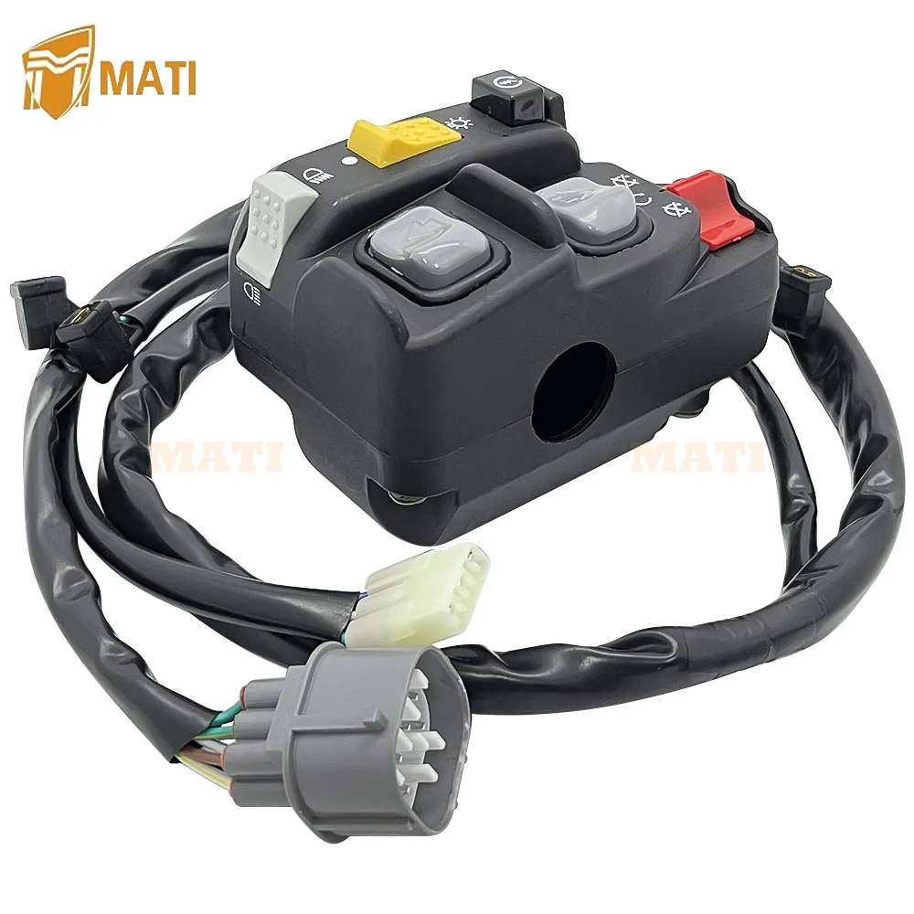 Botão elétrico do interruptor de controle de mudança, Start Stop Farol para Honda Recon 250, TRX250TE, 2007-2020, 35140HM8B73, 35140HM8B72