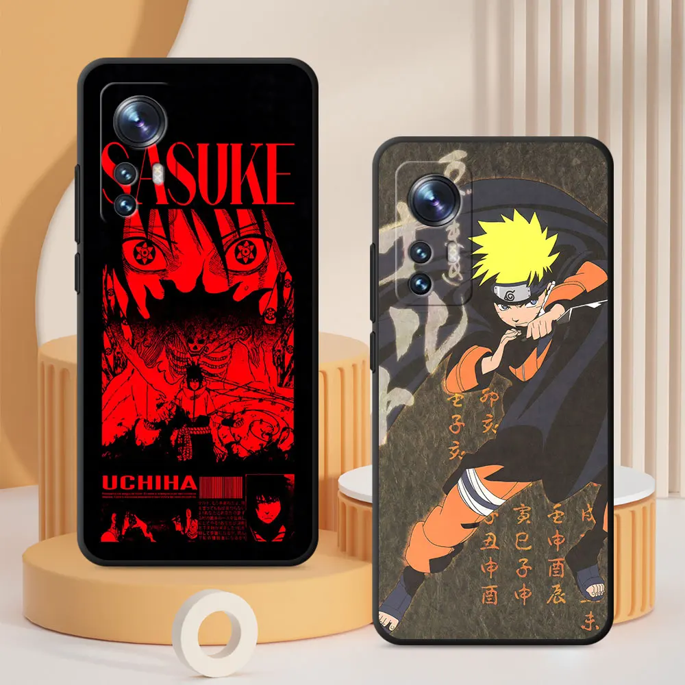 

Чехол из ТПУ с изображением Наруто и Итачи, черный, для Xiaomi Mi 14T, 9, 13T, 10T, 11 Lite 5G NE, 15T, 11T Pro, защитный чехол для мобильного телефона
