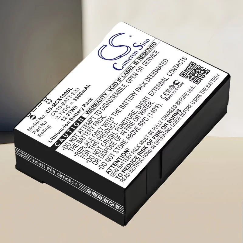 

Cameronsino Barcode Scanner M3 Mobile battery 3300mAh OX10-BATT-S33 Orange, for OX10, OX10 RFID