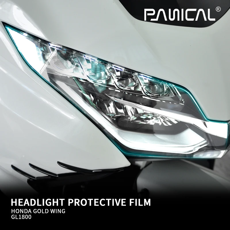 Panical Instrument Membrane Fuel Tank Sticker Headlight Protective Film Sticker Applique For Honda Gold Wing GL1800 F6B 2018+