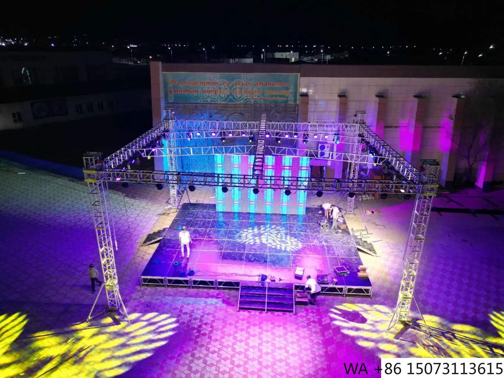 جدار فيديو LED للإيجار في الحدث في الهواء الطلق - وحدة مقاومة للماء P3.91 500 × 1000 مم #6