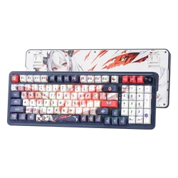 Redragon K686 PRO SE 98 Keys Wireless Gasket RGB Gaming Keyboard, 3-Mode Anime Mechanical Keyboard w/Hot-Swap Socket