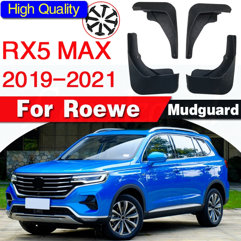 

4Pcs Front Rear Mud Flaps Splash Guards Fender Mudguards for ROEWE RX5 MAX 2019 2020 2021 Mudflaps Car styling accessories