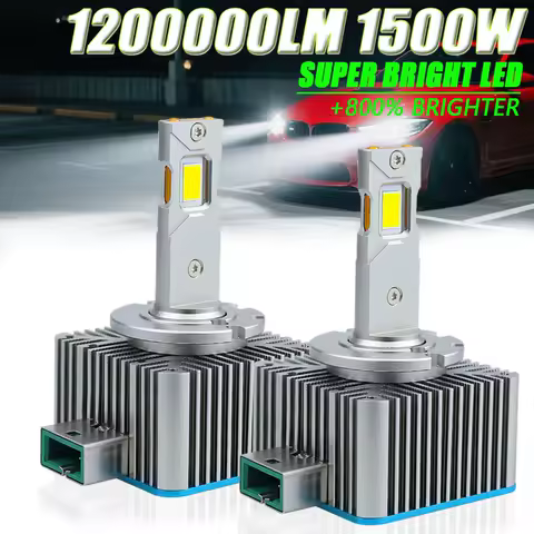 D1S D3S LED Headlights 1:1 Xenon D2S D4S D1R D3R D2R D4R D8S Super Bright Headlamp 6000K Canbus No Errors Two sided CSP Chip