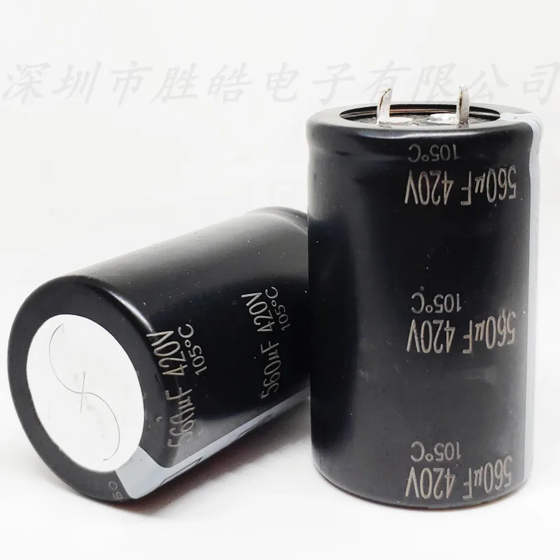 

（1PCS/2PCS/10PCS） 420V560uF Series 30x50mm Aluminum Electrolytic Capacitors High Quality