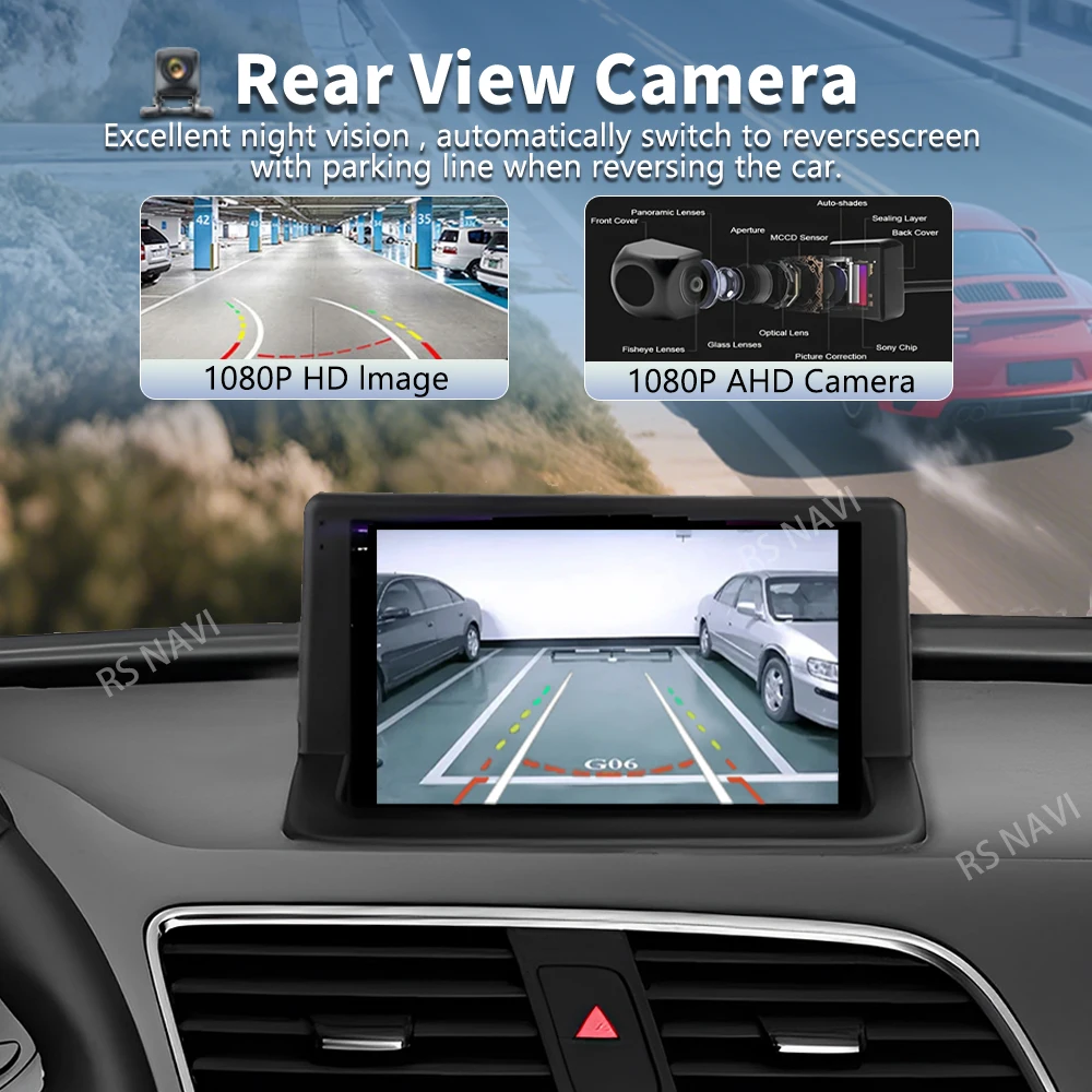 Android 16 For Audi Q3 1 8U 2011 - 2018 2K QLED Android Car Radio Multimedia Video Player GPS Stereo CarPlay 4G Head Unit