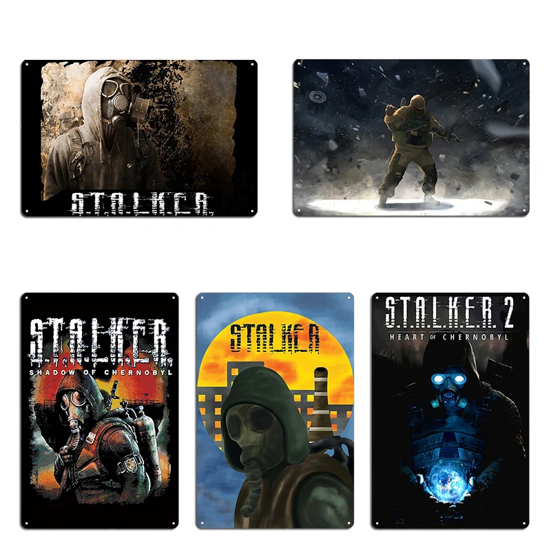 Stalker Clear Sky Metal Plaque Poster Wall Cave Home Create Plaques Tin Sign Poster