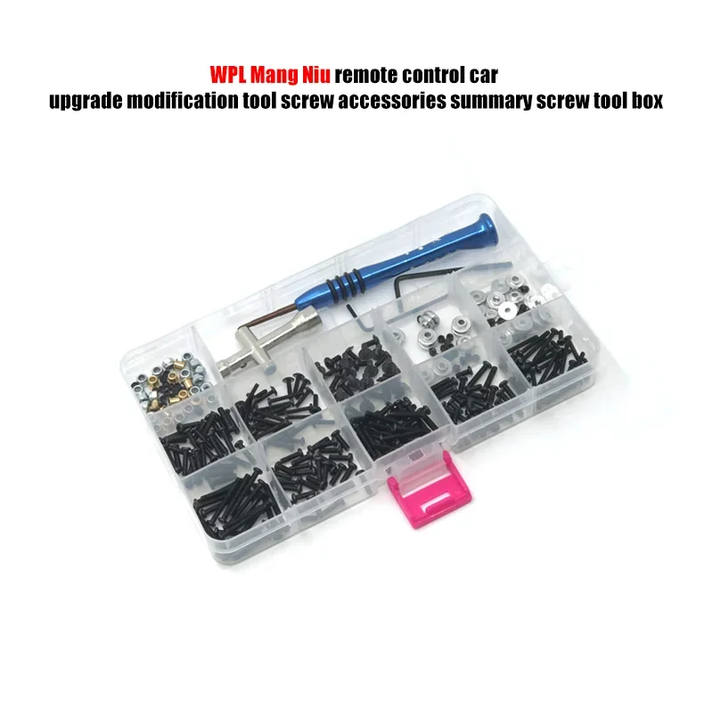 Mang Niu WPLRemote Control Car Upgrade Modification Tool Screw Accessories Summary Screw Tool Box