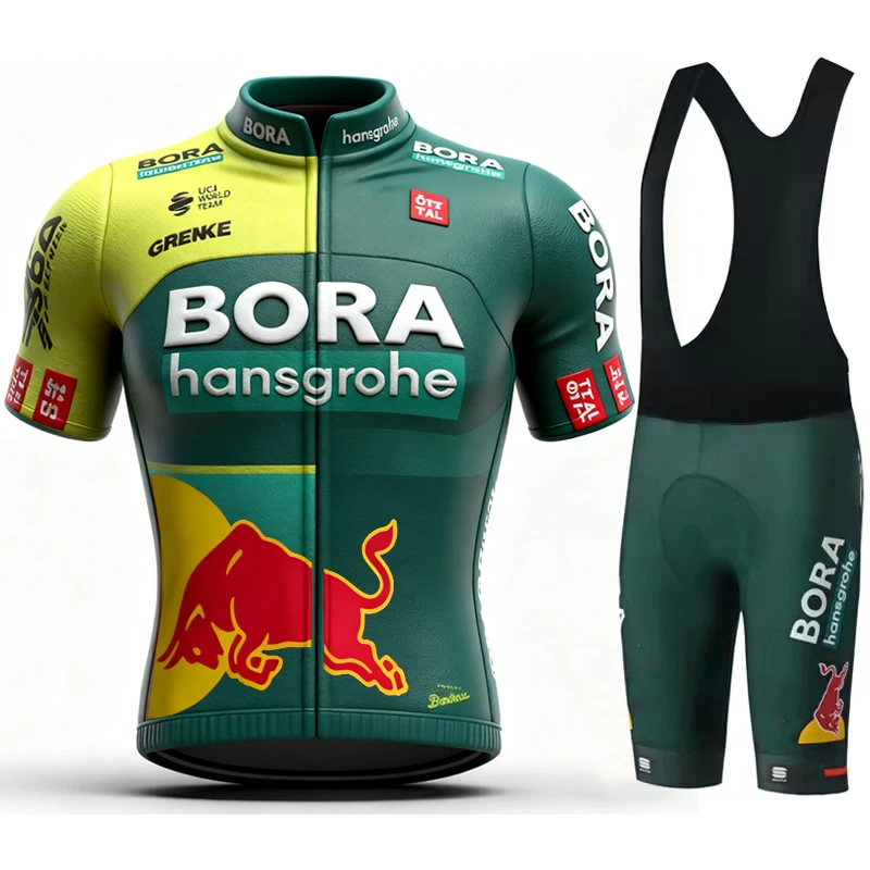 

Cycling Uniform Men's Mtb Clothing Clothes Man 2026 Blouse Red Bull Sportswear Suit Sports Set Jersey Team Equipment Male Jumper