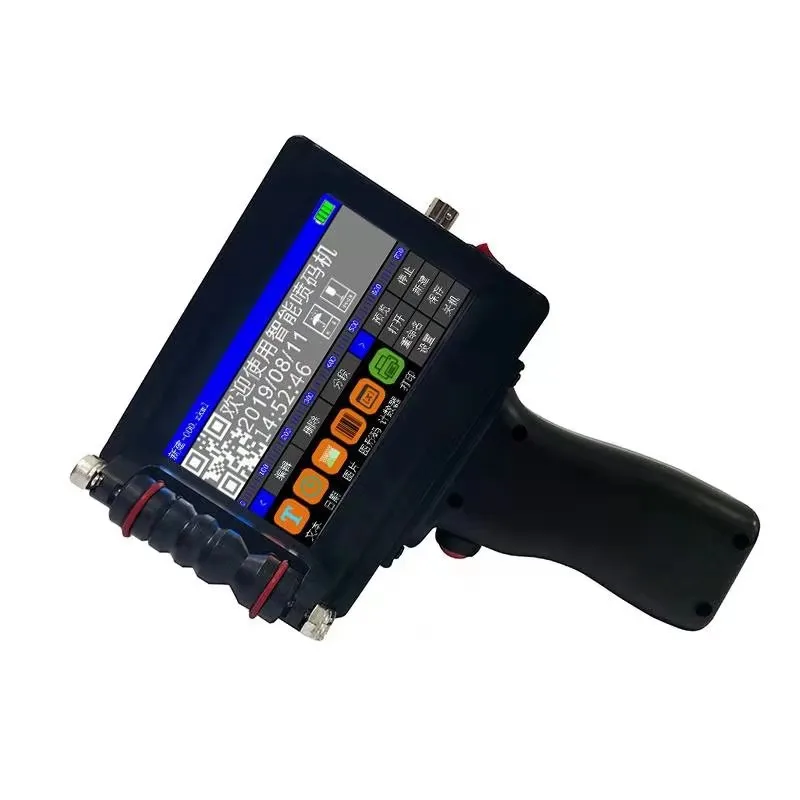 طابعة نافثة للحبر محمولة صغيرة لزجاجة كرافت ورقة حقيبة حزمة الترميز تاريخ انتهاء الصلاحية آلة طباعة الشعار العلامة التجارية