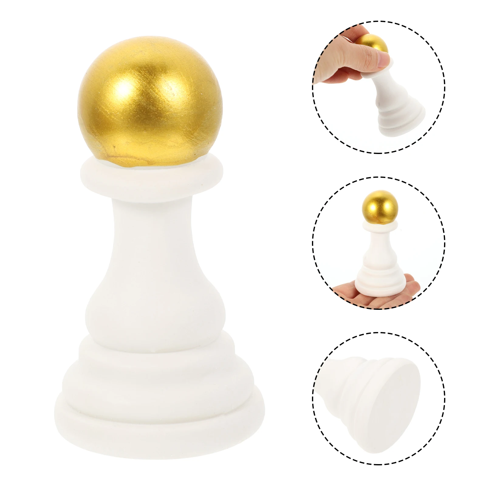 

Creative Resin Elegant Statue Desktop Ornament Home Bookshelf Chess Status Office Desktop Chess Status Mini Figurine