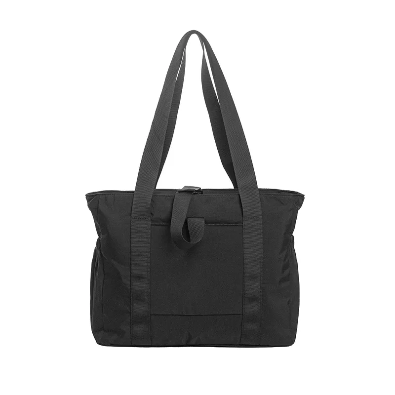 Casual Large Capacity Women Tote Bag University Laptop Travel Handbags Gym Yoga Shoulder Bags with Yoga Mat Buckle for Sports