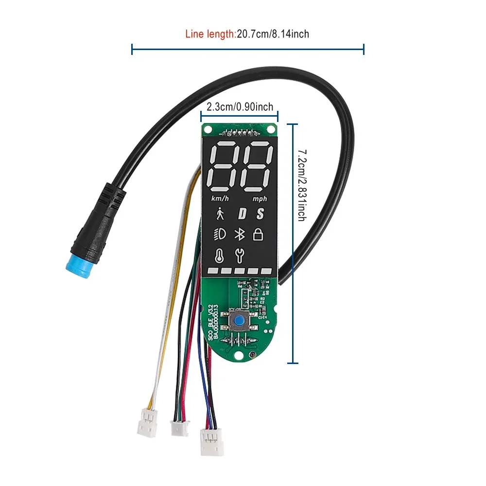 Display Dashboard MI3 Bluetooth Board Panel for Xiaomi Electric Scooter 3 Replacement Circuit Board Parts Dash Board Accessories