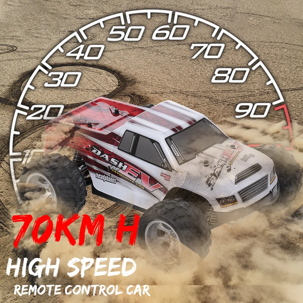 WLtoys A979-B 2.4G 1/18 RC Car 4WD 70KM/H High Speed Electric Full Proportional Truck RC Crawler RTR