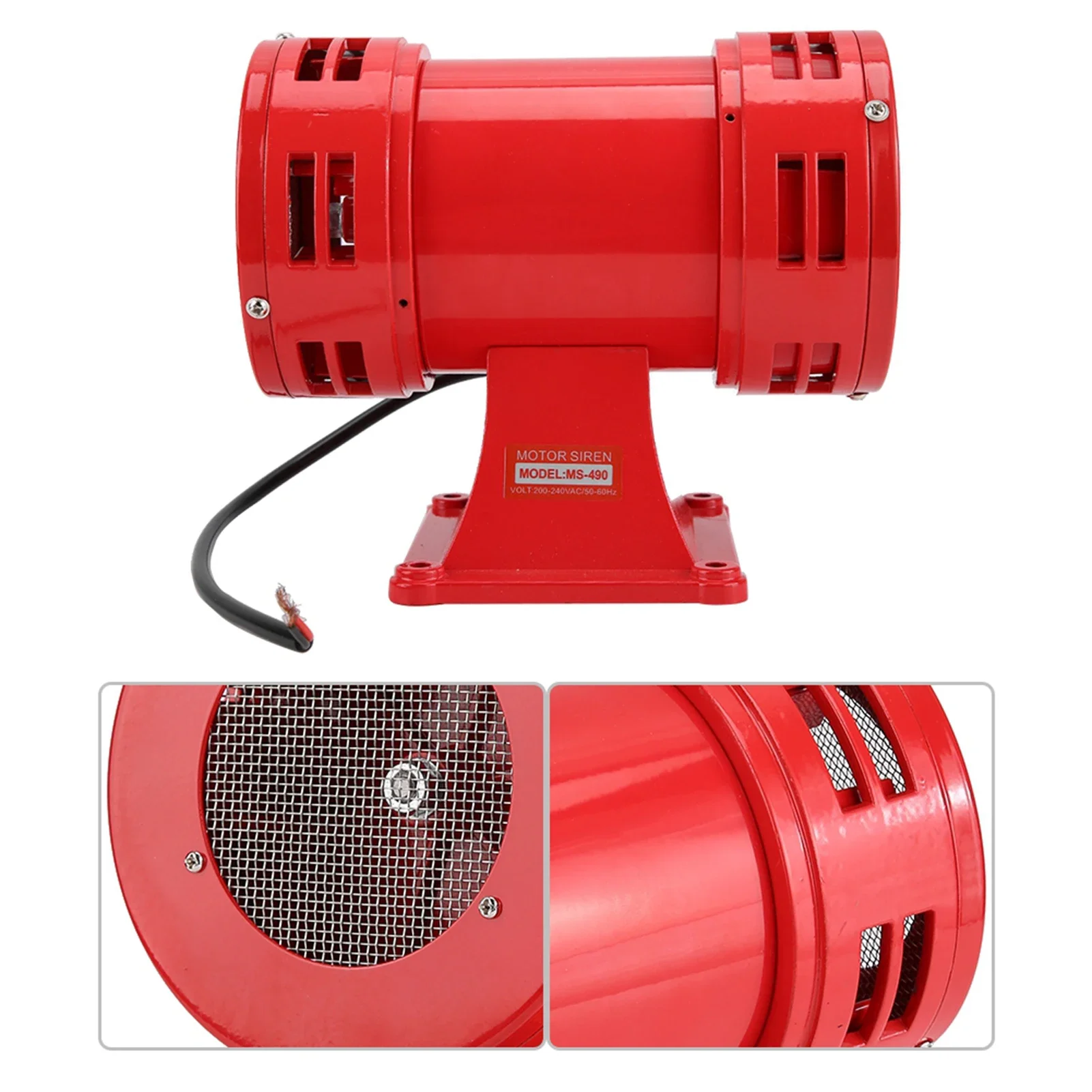 إنذار القرن مكبر الصوت 150DB صناعة الأمن محرك كهربائي مدفوعة صفارة الإنذار المستمر إنذار القرن الجرس قارب إنذار #4