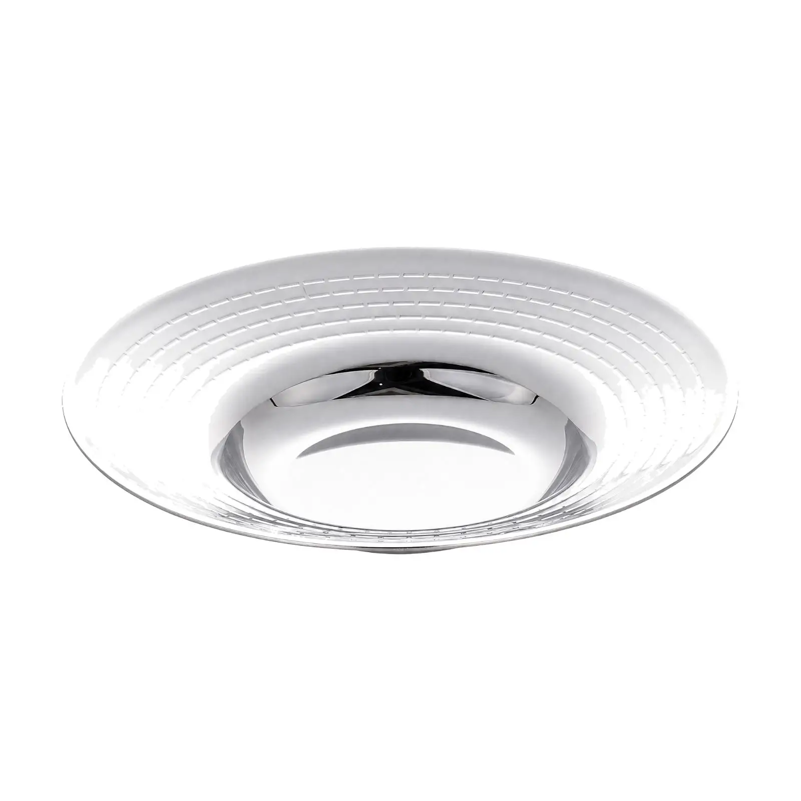 Large Steel Dining Plate Hammered Finish for Luxury Table Setting and Party Serving