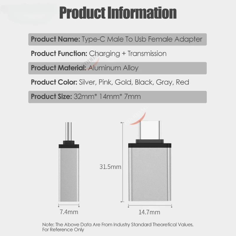 Adapter USB do typu C USB-C OTG Adapter danych konwerter złącza typu C USB 3.1 na USB 3.0 OTG Adapter dla Macbook Samsung S20 Xiaomi