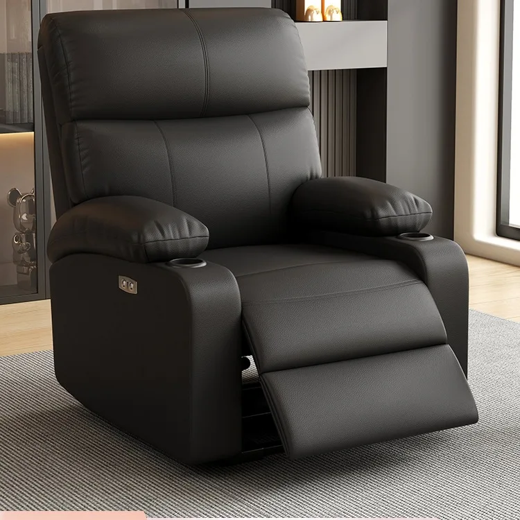 Multifunctional Electric Recliner Sofa Cabin, Single Rocking Rotating Lazy Chair for Living Room and Manicure Use