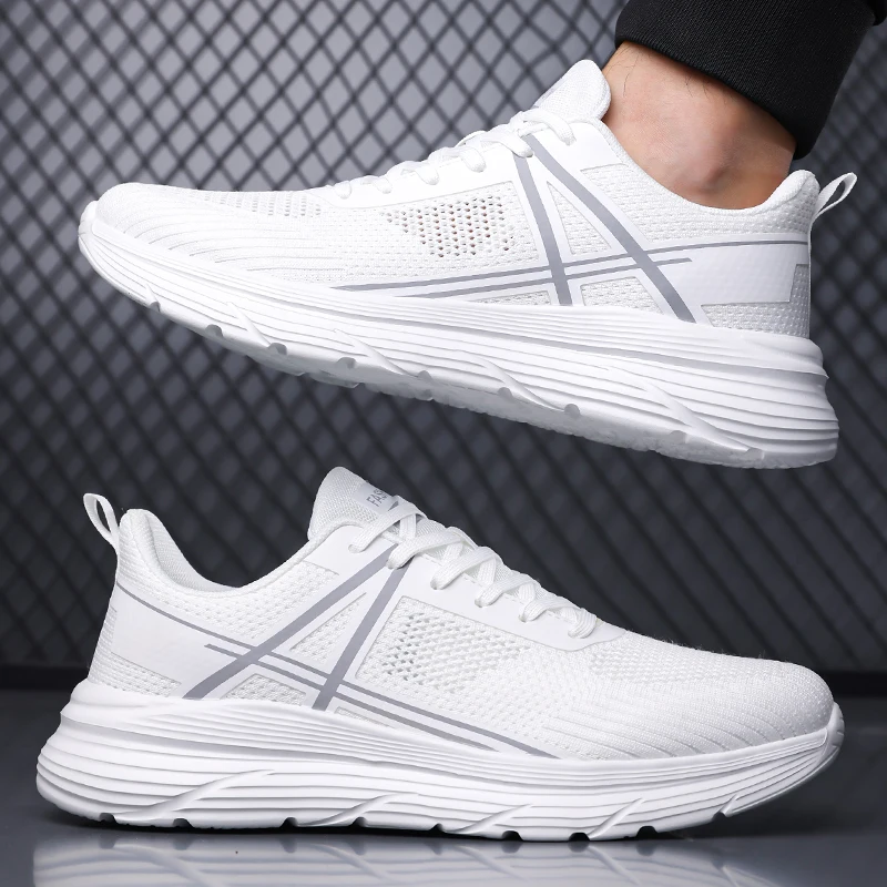 

Men's Running Shoes Jogging Cushioning Outdoor Sports Shoes Mesh Breathable Non-Slip Men's Sneakers Lightweight Off-road Shoes