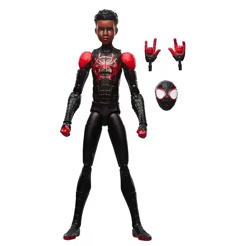 In Stock Hasbro Marvel Legends Series Across The Spider-Verse Miles Morales Models Anime Movie Toys Model Action Figure  Hobbies - view 2