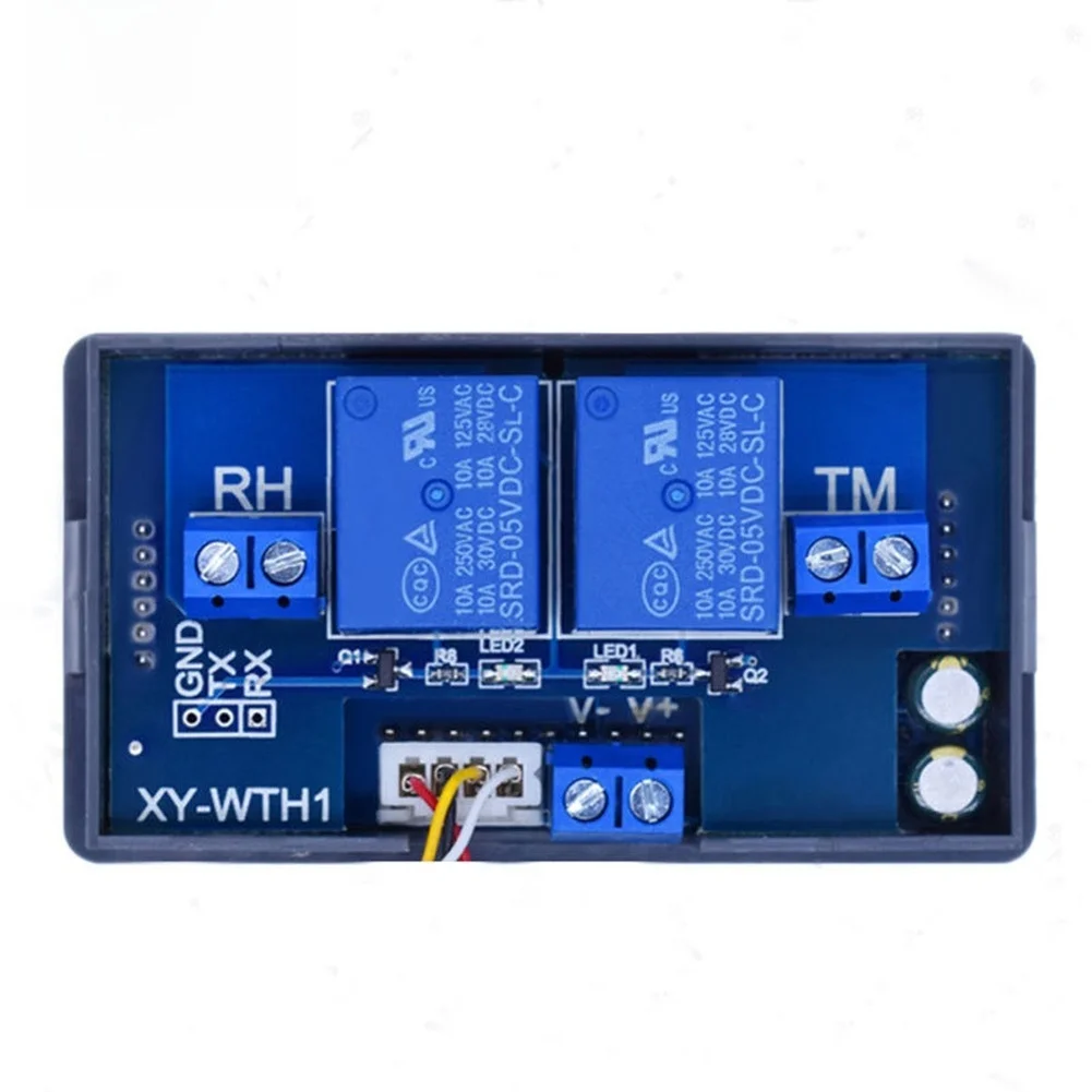 XY-WTH1 Digital Temperature Humidity Controller Dual Output Relay With SHT20 Sensor For Industrial Greenhouse Incubator