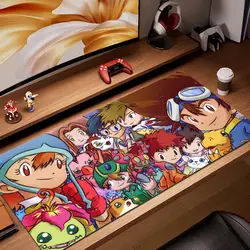 Kawaii mauspad anime digimon pc gamer schreibtisch matte spiel zubehör tastatur коврик под миш deskmat computer matten teppich laptop heiß