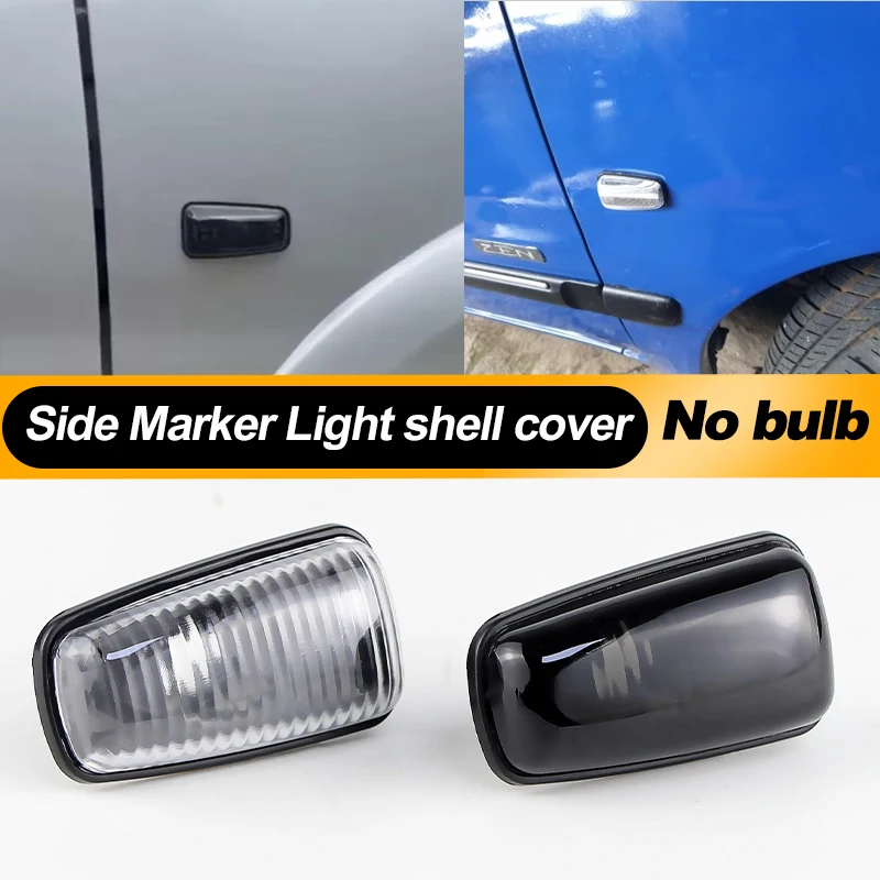 2pcs For Peugeot 306 106 406 806 Expert Partner For Citroen Berlingo Jumpy Saxo Xantia XMSide Marker Signal Light shell No bulb