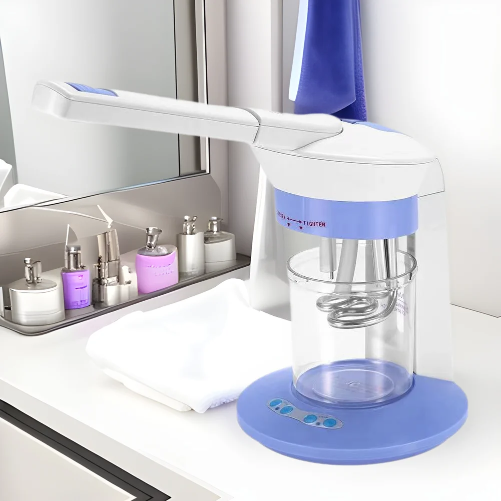 Professional Ozone Facial Steamer Nano Hot Warm Mist Spray Skin Steaming Deep Cleaning Cleaner Face Sauna Hydration Humidifier