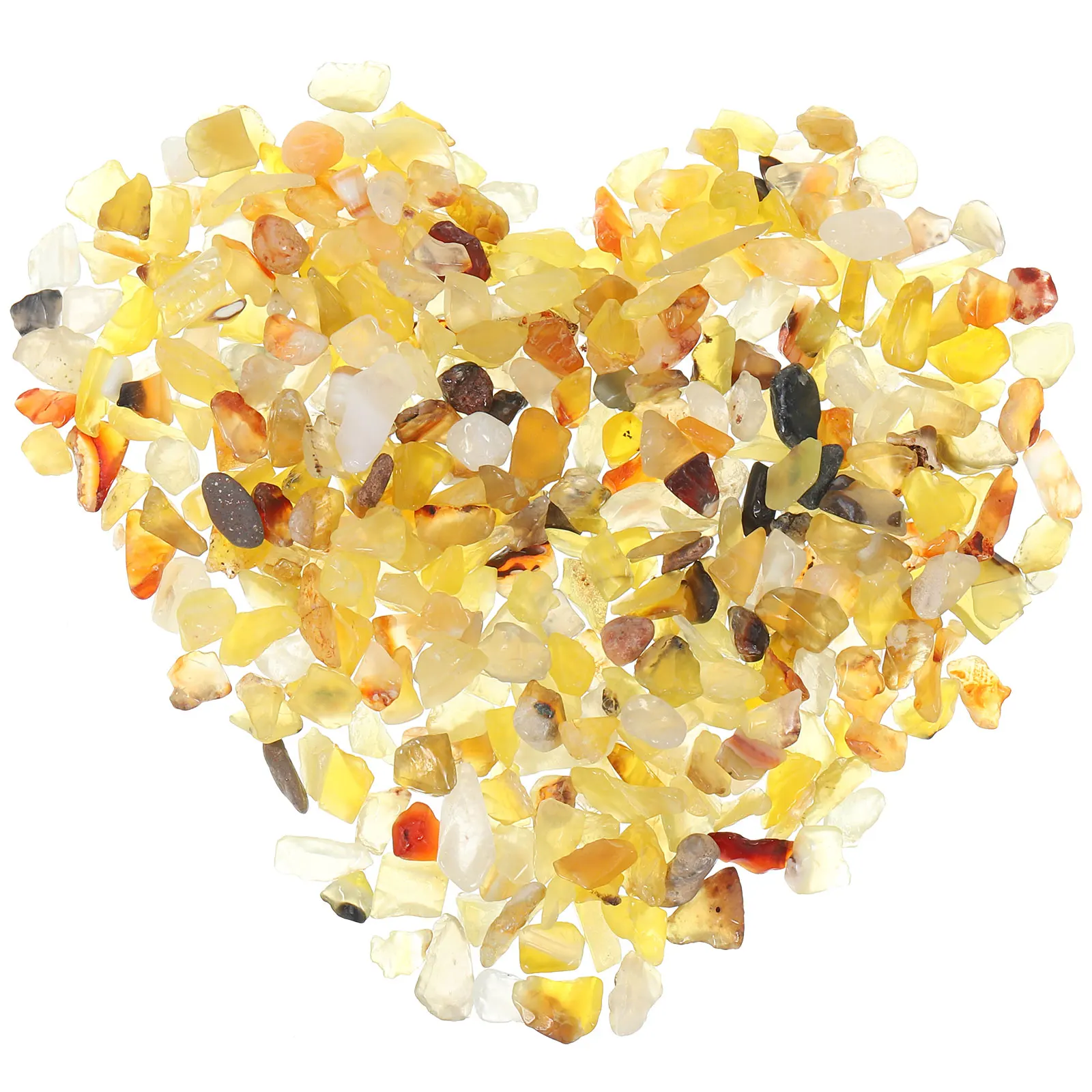

500g White Crystal Stone Set Decorative Gems for Planters Desk naments Office Table Stones Small Crystals Collections Natural