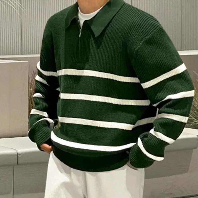 half-zip sweater for men