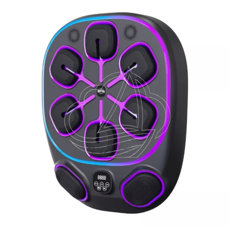 Smart Bluetooth Music Boxing Machine, Wall Mounted Electronic Boxing Target, Home Fitness Training Tool for Stress Relief