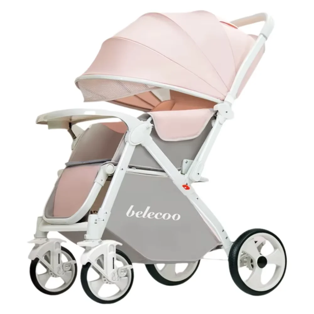 Baby Stroller High Landscape Lightweight Folding Baby Umbrella Cart Two-way Baby Stroller Shock-absorbing Stroller