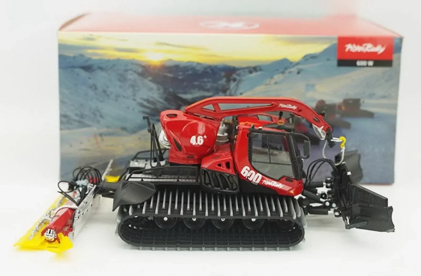 Escala 1/43 PistenBully 600 W Mudelo Diecast Modelo Pistilhas de Plástico Brinquedo Presente