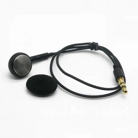 Casque d'écoute professionnel filaire mono dynamique, oreillettes antibruit pour le sport, fournitures de casque