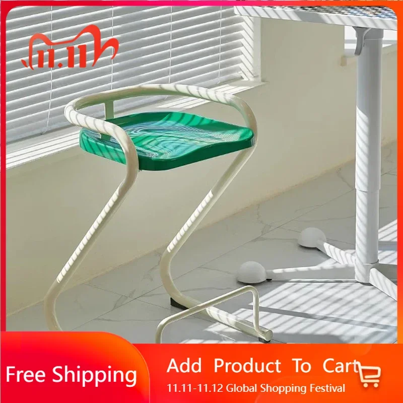 

Balcony Bedroom Bar Stools Reception Outdoor Restaurant Bedroom Minimalist Accent Chair Computer Bancos De Bar Trendy Furniture