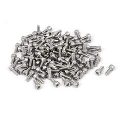 50/10Pcs M3x8/12/16/20/25mm Socket Head Cap Screws Stainless Steel 18-8 (304) Allen Socket Drive Full Thread Bright Finish