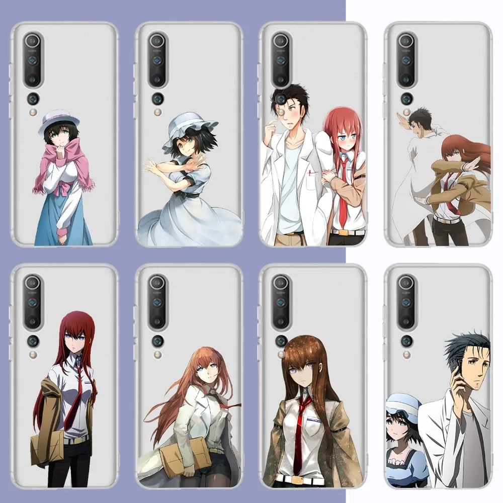 Steins Gate Okabe Anime Phone Case For Samsung S 20 21 22 23 for Redmi Note7 8 9 10 for Huawei P20 30 40 Clear Case