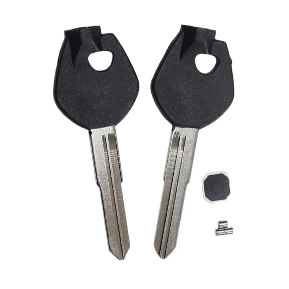 1Pcs New Blank Key Motorcycle Replace Uncut Keys For Magnet Anti-theft lock AN250 AN400 AN650 Burgman Sj50 V125S V50 AG50