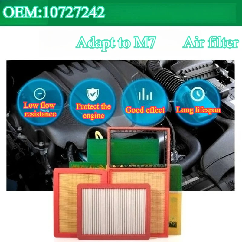 

Auto Parts MG Air Filter 10727242 OEM Replacement for MG7 2010-2024 Car Engine Cabin Filter Fast Delivery Wholesale Discount