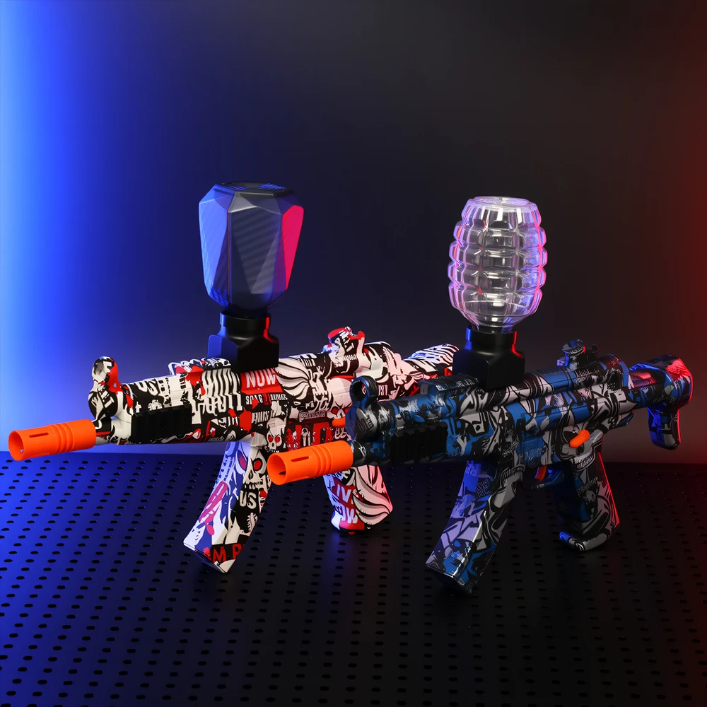 MP5 젤 볼 블래스터 세트 - 14세 이상 청소년을 위한 충전식 야외 전투 장난감, 남학생과 여학생을 위한 완벽한 선물(젤 비즈는 포함되지 않음)