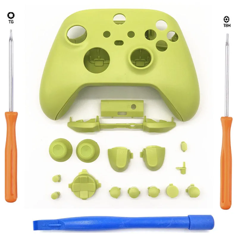 Untuk Xbox Series S & Xbox Series X Controller Set Lengkap Casing Cangkang Depan Belakang Cover Pelat dengan Tombol Gamepad Pengganti