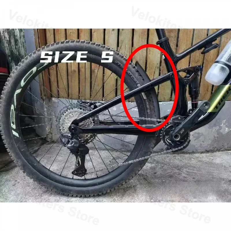 1PC For TREK TOP FUEL GEN4 Mountain Bike Rear Fork Fender Short Mud Guard 3D-Printed Ultralight Protector Auto Accessories