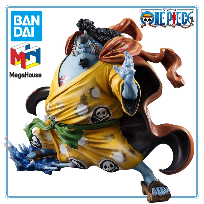 

BANDAI MegaHouse Original One Piece Jinbei Excellent Model Portrait of Pirates SA-MAXIMUM 1/8 Anime Cartoon Gifts Toys Model