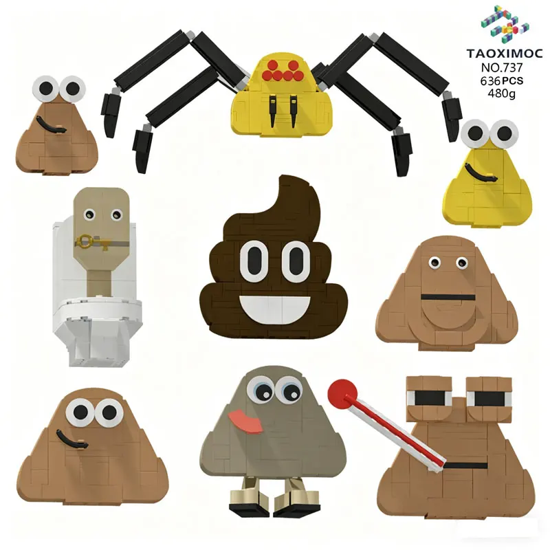

MOC Horror Game Bou's Revenge Doll Model Bricks Adult Building Blocks Sets Kid Toy Gift