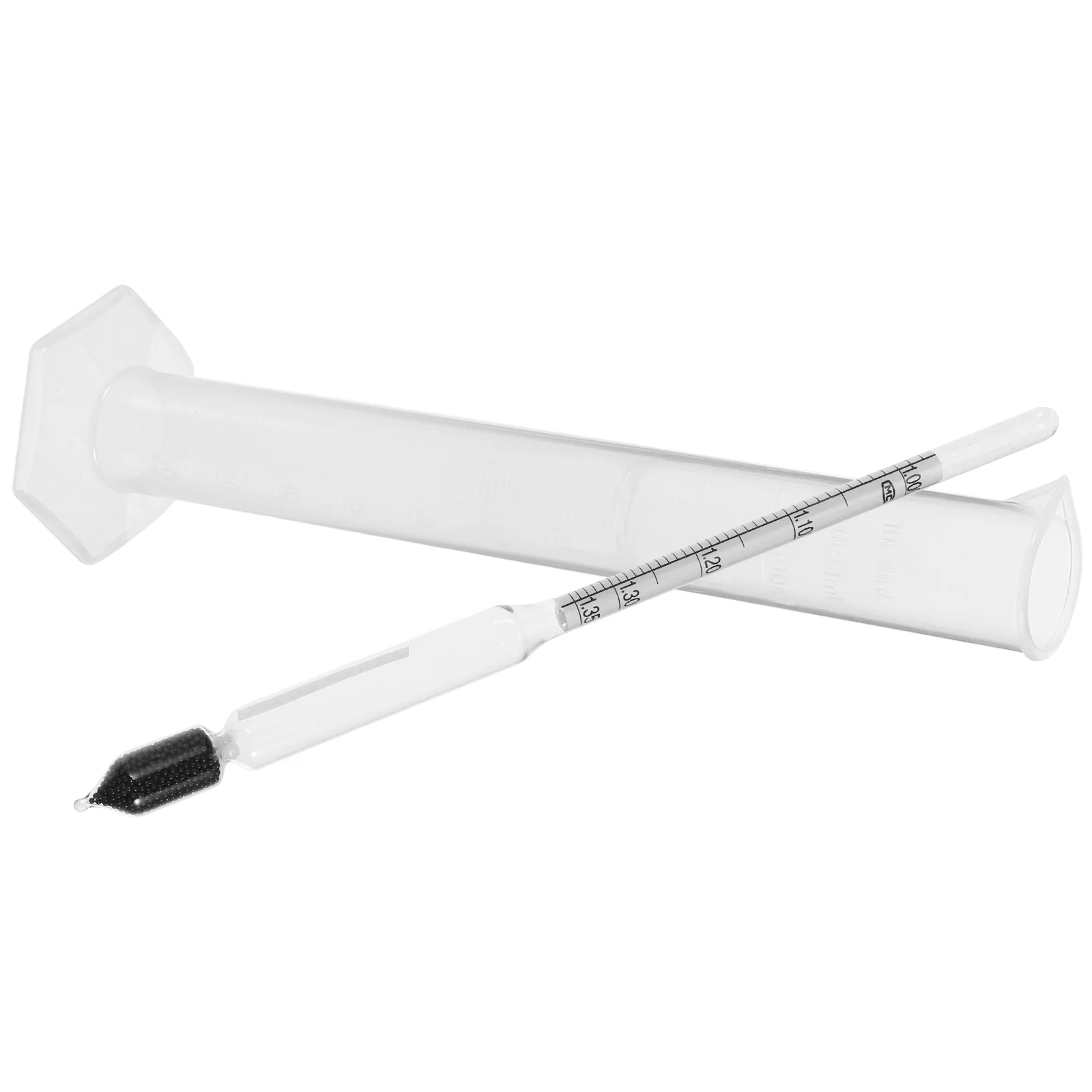 

1Set Dough Density Meter Hydrometer Measuring Cylinder Kitchen Tester Alcohol Percentage Tester Wine Making Supplies