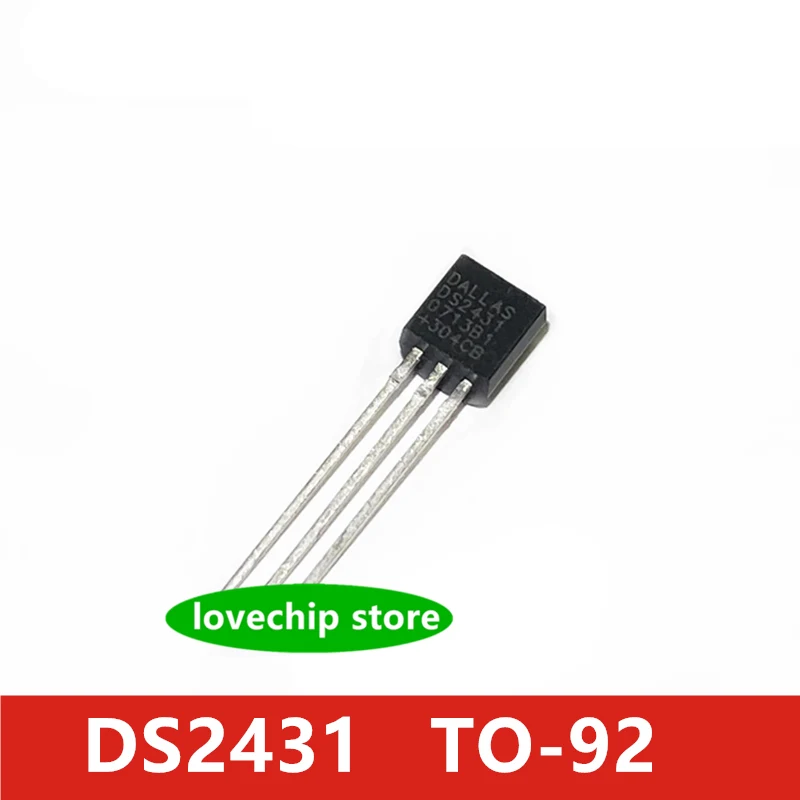 1-50pcs Brand new Original DS2431 DS2431 Package TO-92 memory chip  Alternative model  GX2431