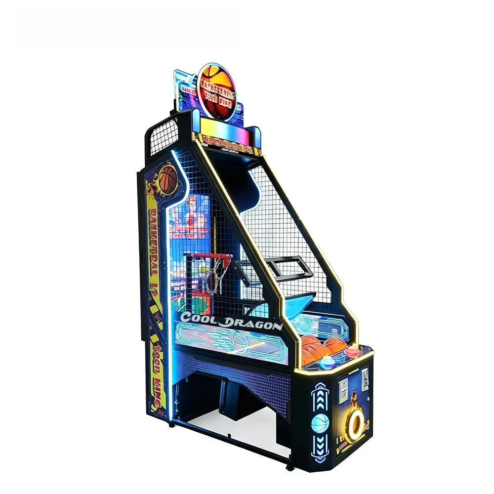 Teen King Basketball Game Machine Stainless Steel 110/220V Indoor Arcade Amusement Equipment Customizable Direct Factory 1-Year