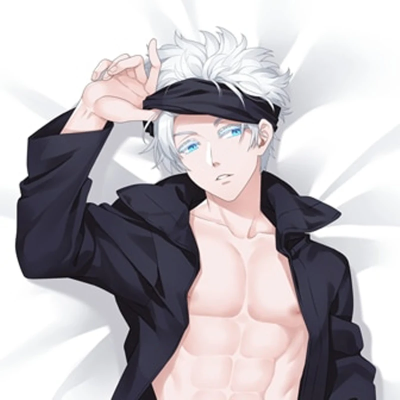 

Dakimakura Anime Pillow Case Jujutsu Kaisen Satoru Pillow Cover Halloween Christmas Decoration